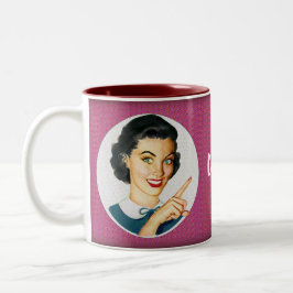 Ehefrau - Mama - Boss Zweifarbige Tasse