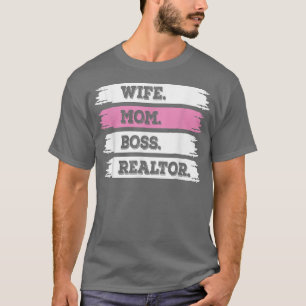 Ehefrau Mama Chef Immobilienmaklerinnen T-Shirt