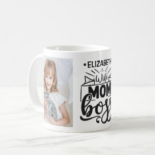 Ehefrau Mama Chef individuelle Name 2 Foto Kaffeetasse