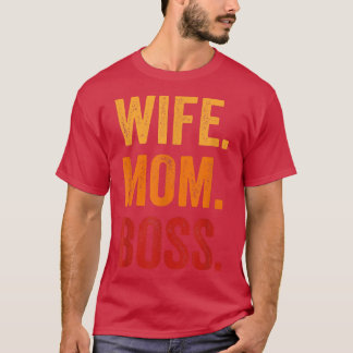 Ehefrau Mama Chef Shirt, Mütter Day Boss Shirt für