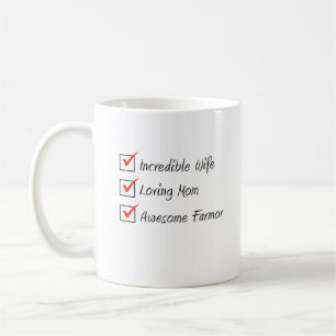 Ehefrau Mama Farmor Schwedische Frau Kaffeetasse