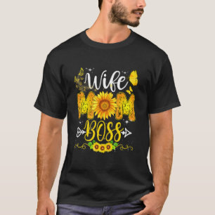 Ehefrau Mama Geburtstag für Mama Sonnenblumen Mütt T-Shirt