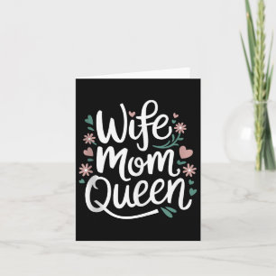 Ehefrau Mama Queen Funny Mthers Day Tank Top Karte