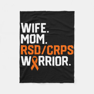 Ehefrau Mama Rsd Crps Krieger Bewusstsein wird gut Fleecedecke