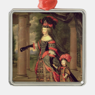 Ehefrau Maria Theresa von Louis XIV Silbernes Ornament