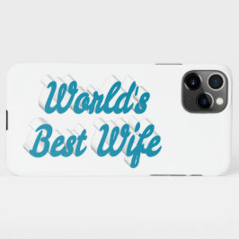 Ehefrau mit himmelblauen iPhone-Gehäuse iPhone 11Pro Max Hülle