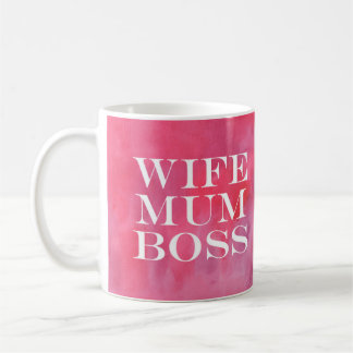 Ehefrau Mutter Chef Tasse