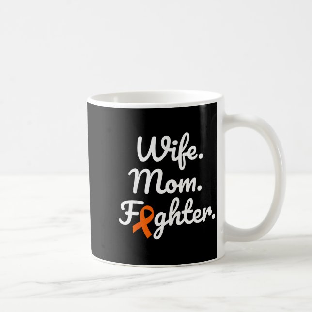Ehefrau Mutter Kämpferin Multiple Sklerose Bewusst Kaffeetasse (Rechts)