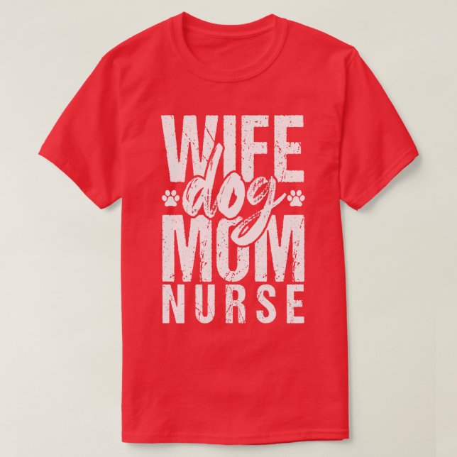 Ehefrau Nurse T-Shirt (Design vorne)