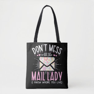 Ehefrau Postarbeiter Funny Mailman Frau Tasche