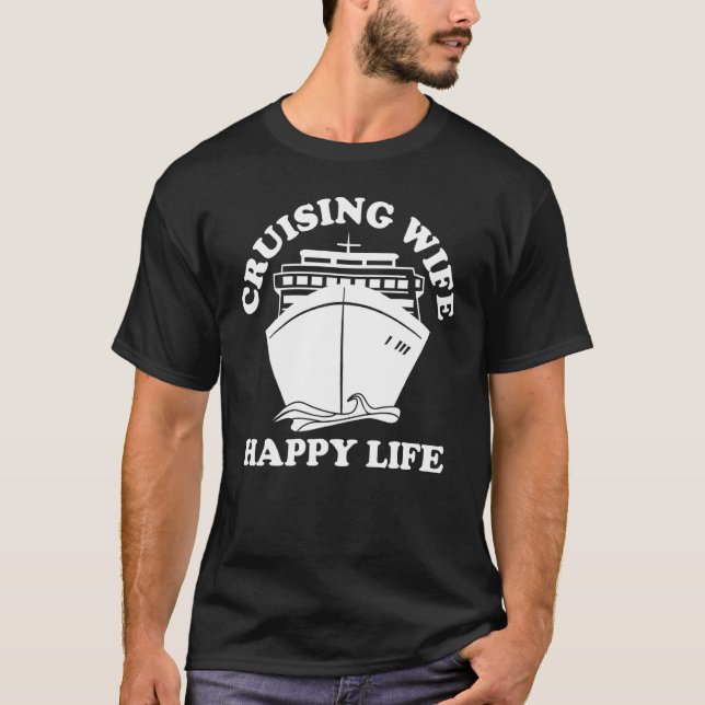 Ehefrau Schifffahrt Schifffahrt Ehefrau Locarno T-Shirt (Vorderseite)