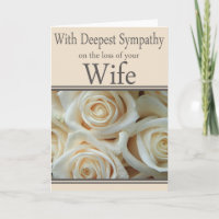 Ehefrau Sympathische Karte mit Rose
