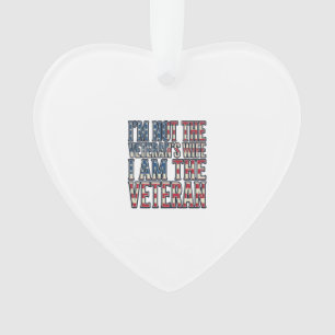 Ehefrau-Veteran Zitat Patriotisches Vintage-Vektor Ornament