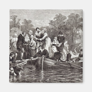 Ehefrauen für die Siedler bei Jamestown Magnet