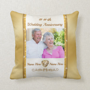 Ehejubiläum Geschenke für Ehefrau mit Foto Kissen