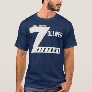 Ehemalige Fort Wayne Zollner Pistons Basketballman T-Shirt
