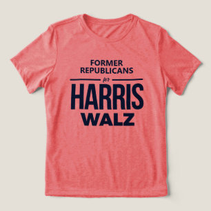 Ehemalige Republikaner für Harris Walz Tri-Blend Shirt
