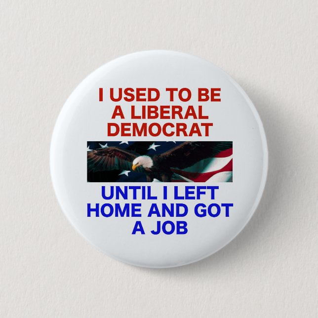 Ehemaliger Liberaldemokratknopf Button (Vorderseite)