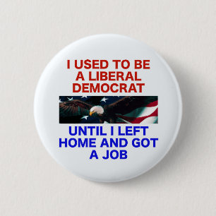 Ehemaliger Liberaldemokratknopf Button