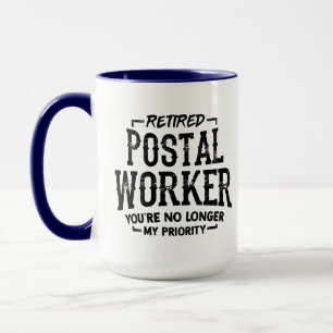 Ehemaliger Postmitarbeiter nicht mehr Priorität Ta Tasse