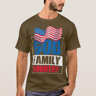 Ehemaliger Soldat der Familie, Patriot T-Shirt