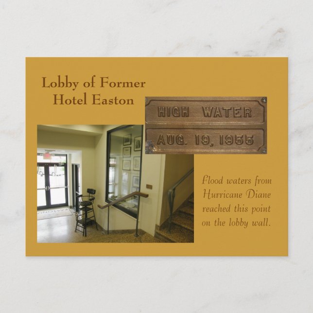 Ehemaliges Hotel Easton Postkarte (Vorderseite)
