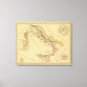 Ehemaliges Italien Leinwanddruck