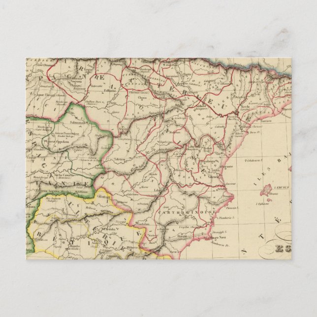 Ehemaliges Spanien Postkarte (Vorderseite)