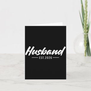 Ehemann 2026 Verheiratete Paare Hochzeit Karte