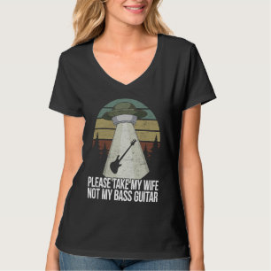 Ehemann Bassist Bassspieler T-Shirt