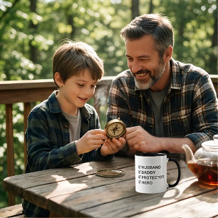 Ehemann Daddy Beschützer Held Vatertagsgeschenk Tasse