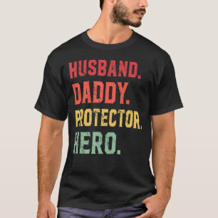 Ehemann Daddy Protector Hero zum Vater 2 T-Shirt