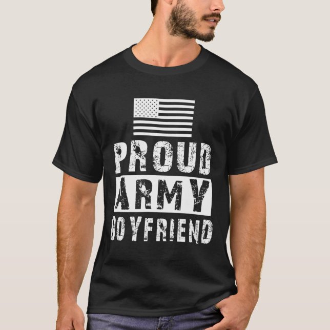 Ehemann der Familie der Proud-Armee T-Shirt (Vorderseite)