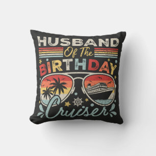 Ehemann des Geburtstags Cruiser Vacation Kissen