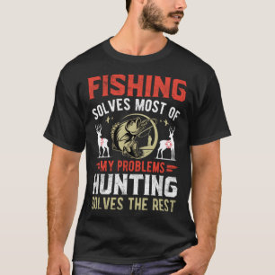 Ehemann Ehefrau Angelsport Jagd Zitat vintage T-Shirt