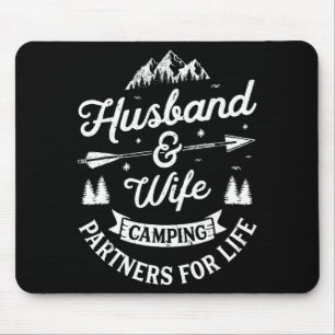 Ehemann Ehefrau Camping-Partner für Design Mousepad