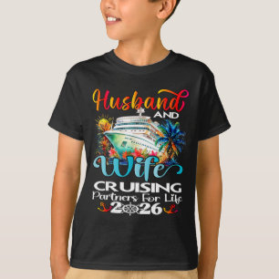 Ehemann Ehefrau Kreuzfahrt Urlaub Paar Design T-Shirt