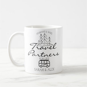 Ehemann & Ehefrau Reisepartner fürs Leben, Kaffeetasse