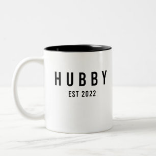 Ehemann Est 2022 Bräutigam Junggesellinnenabschied Zweifarbige Tasse