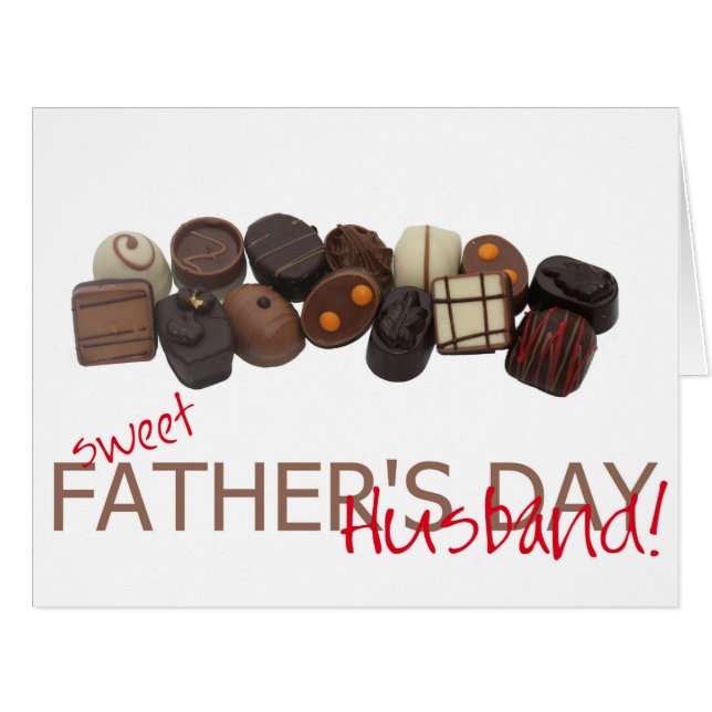 Ehemann Happy Vatertag (Vorderseite (Horizontal))