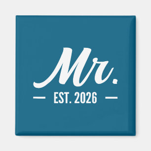 Ehemann Herr Est Verheiratet Hochzeit Magnet