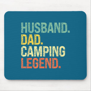 Ehemann Papa Camping-Legende Vaters Mousepad