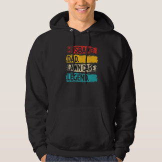 Ehemann Papa Rasenpflege Legende Mäher Gärtner L Hoodie