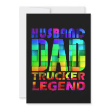Ehemann Papa Trucker Legende für den Vater