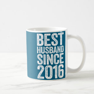 Ehemann seit 2016 Hochzeitskunstwerk für Männer Kaffeetasse