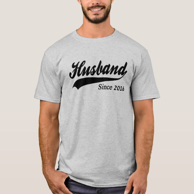 Ehemann seit 2016 T-Shirt (Vorderseite)