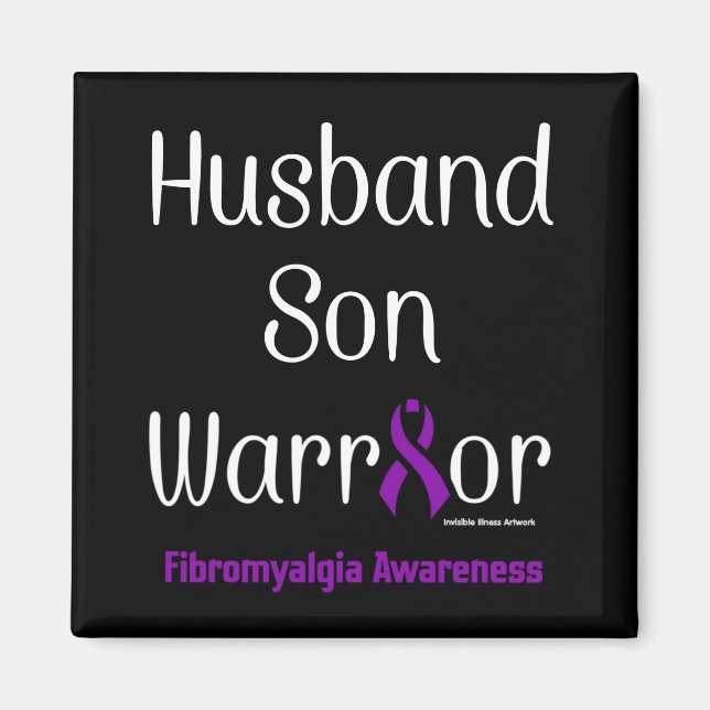 Ehemann Son Warrior...Fibro Magnet (Vorne)