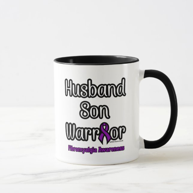 Ehemann Son Warrior...Fibro Tasse (Rechts)