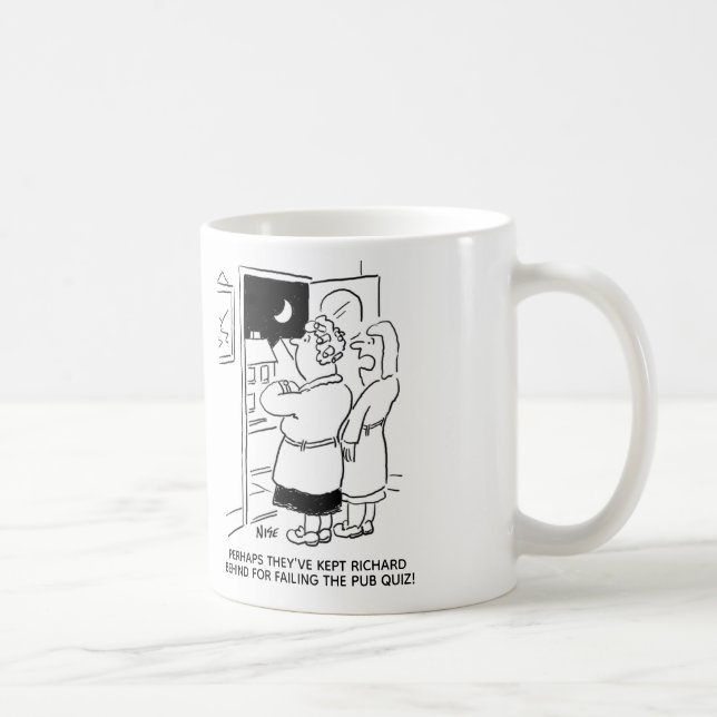 Ehemann spät aus dem Pub-Quiz Kaffeetasse (Rechts)