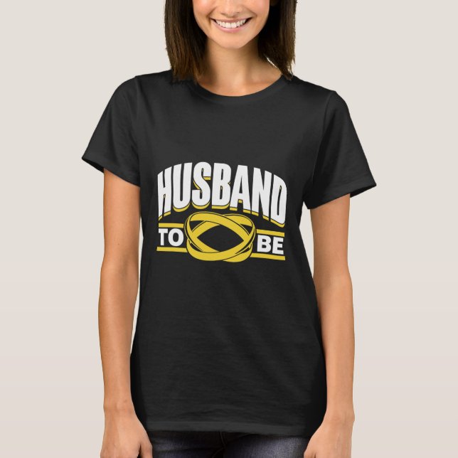 Ehemann, um Bridge Team Party Groom Bachelor T-Shirt (Vorderseite)